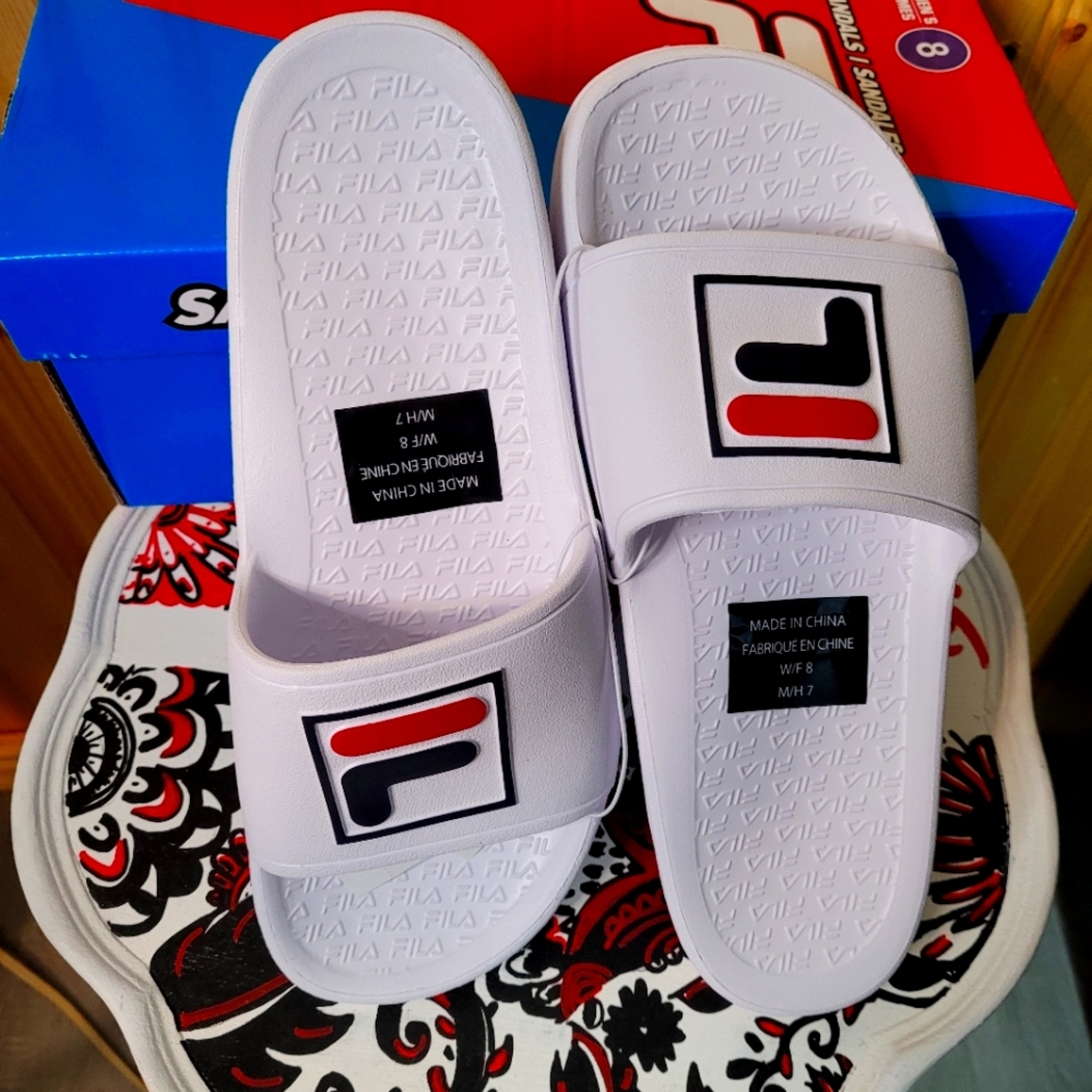 Fila white lady's sandals